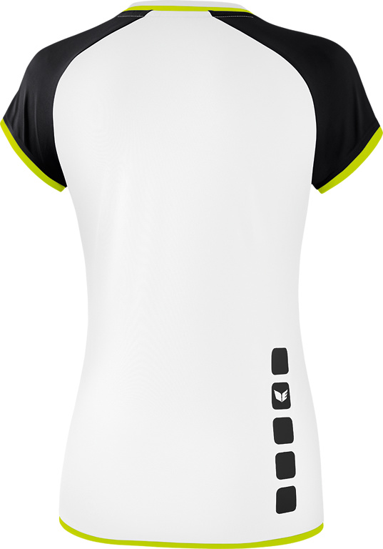 ERIMA ZENARI 3.0 TANK TOP, WHITE-BLACK-LIME POP WOMEN. 