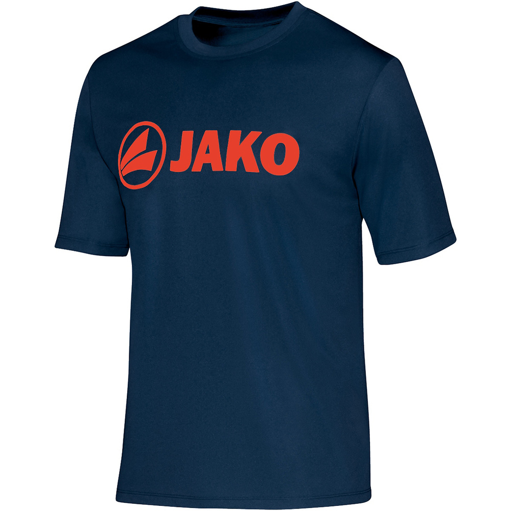 FUNCTIONAL SHIRT JAKO PROMO, NAVY-FLAME KIDS. 