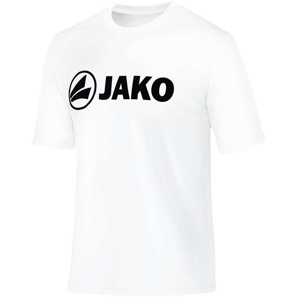 FUNCTIONAL SHIRT JAKO PROMO, WHITE KIDS. 