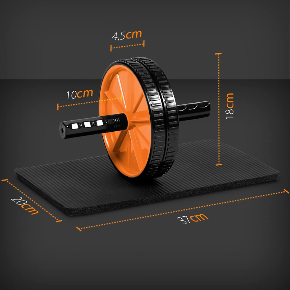 GRIDINLUX ABDOMINAL ROLLER WITH MAT. 