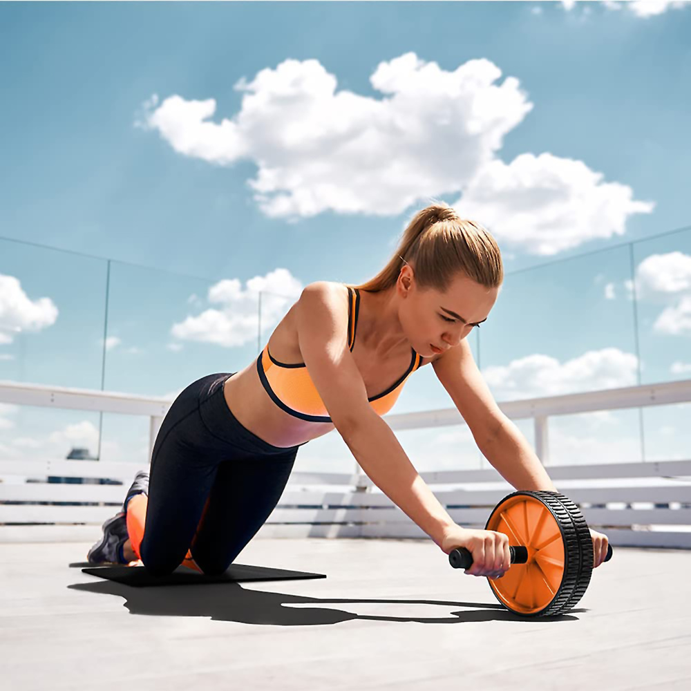 GRIDINLUX ABDOMINAL ROLLER WITH MAT. 