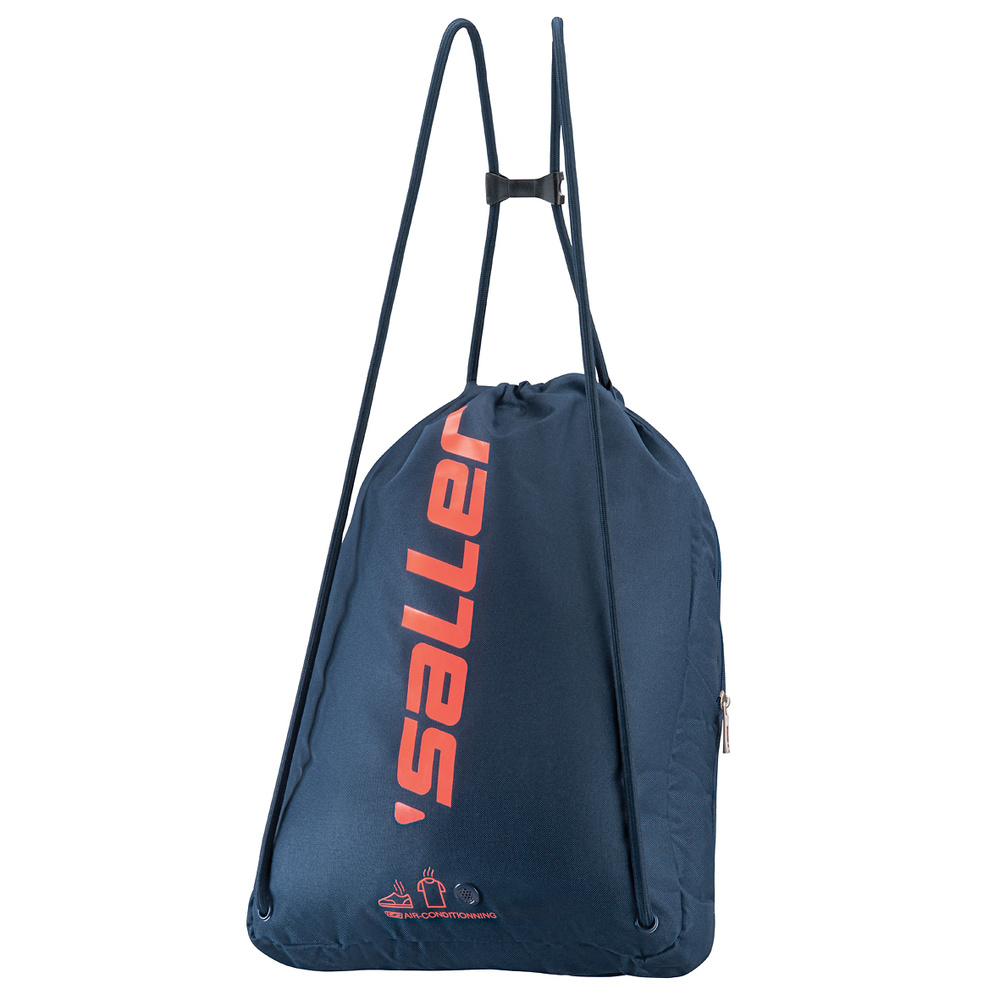 GYMBAG SALLERX.72, NAVY-NEON ORANGE-WHITE. 