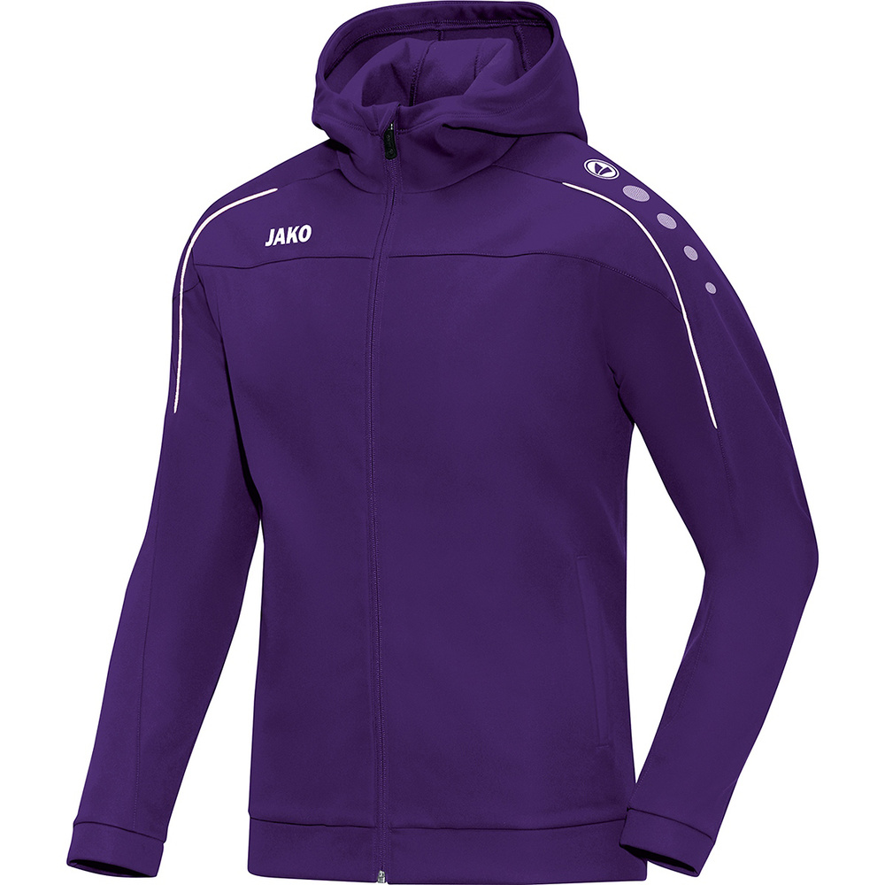 HOODED JACKET JAKO CLASSICO, PURPLE KIDS. 