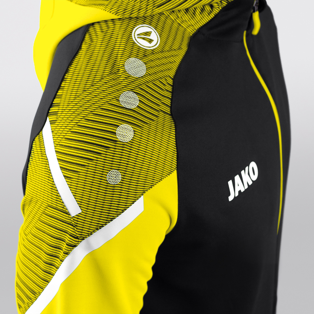 HOODED JACKET JAKO PERFORMANCE, BLACK-SOFT-YELLOW MEN. 