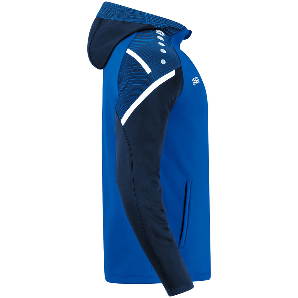 HOODED JACKET JAKO PERFORMANCE, ROYAL-SEABLUE MEN. 