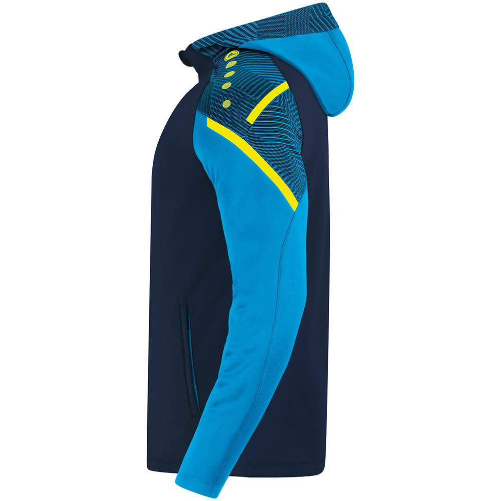 HOODED JACKET JAKO PERFORMANCE, SEABLUE-JAKO BLUE KIDS. 