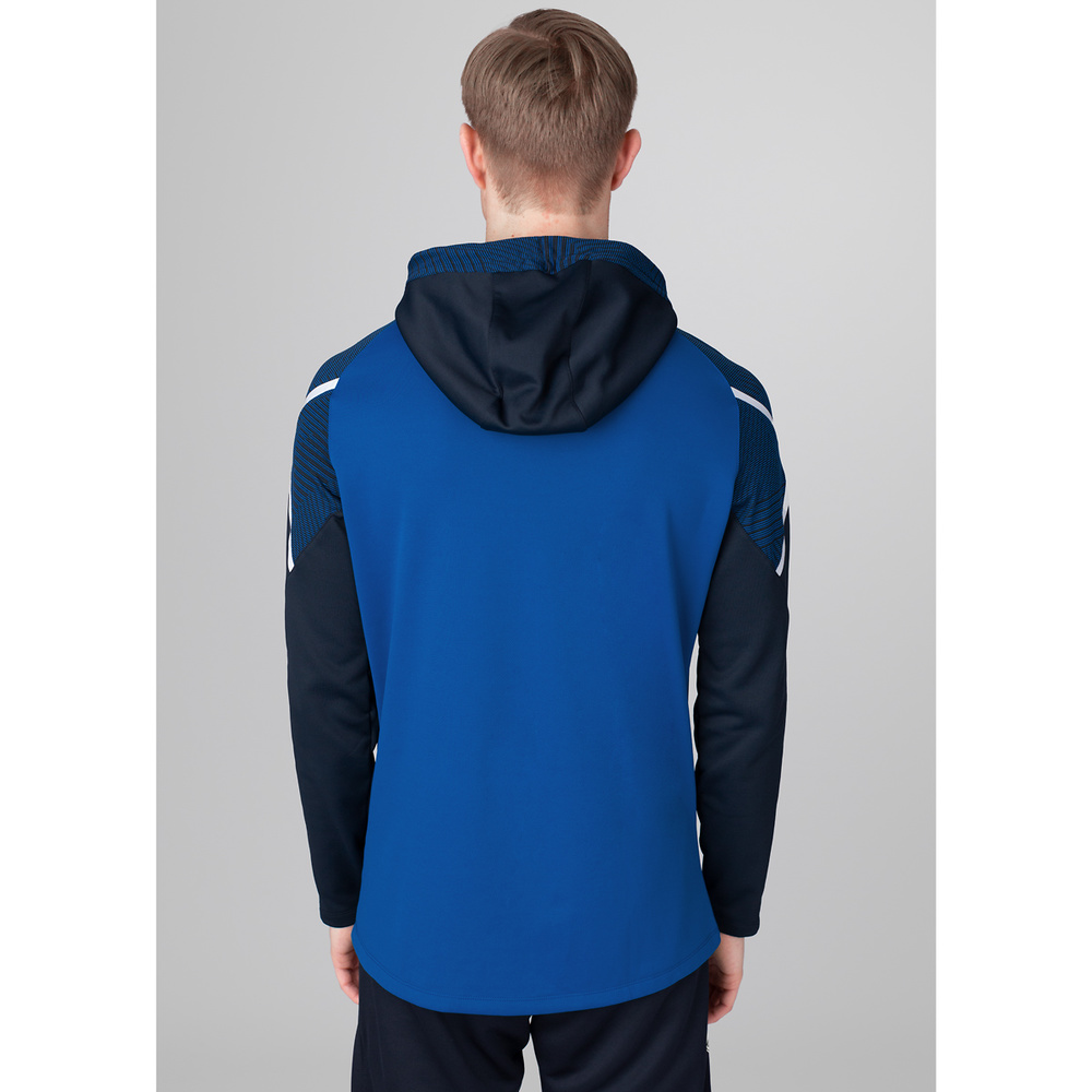 HOODED SWEATER JAKO PERFORMANCE, ROYAL-SEABLUE MEN. 