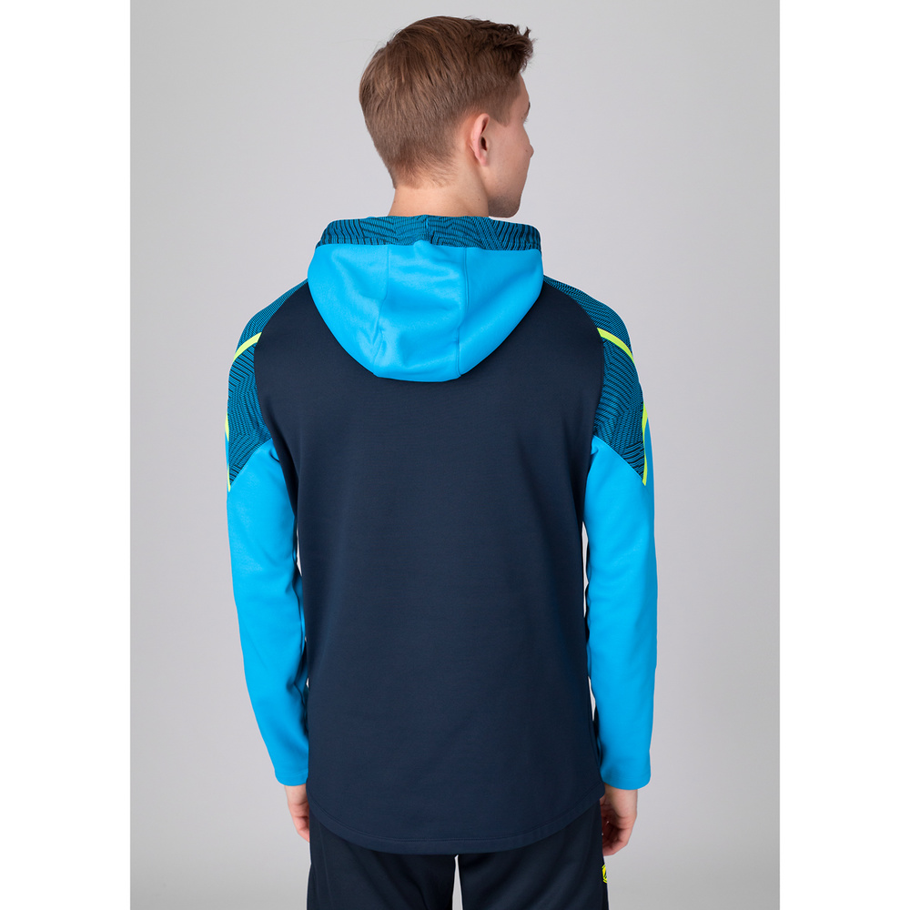 HOODED SWEATER JAKO PERFORMANCE, SEABLUE-JAKO BLUE KIDS. 