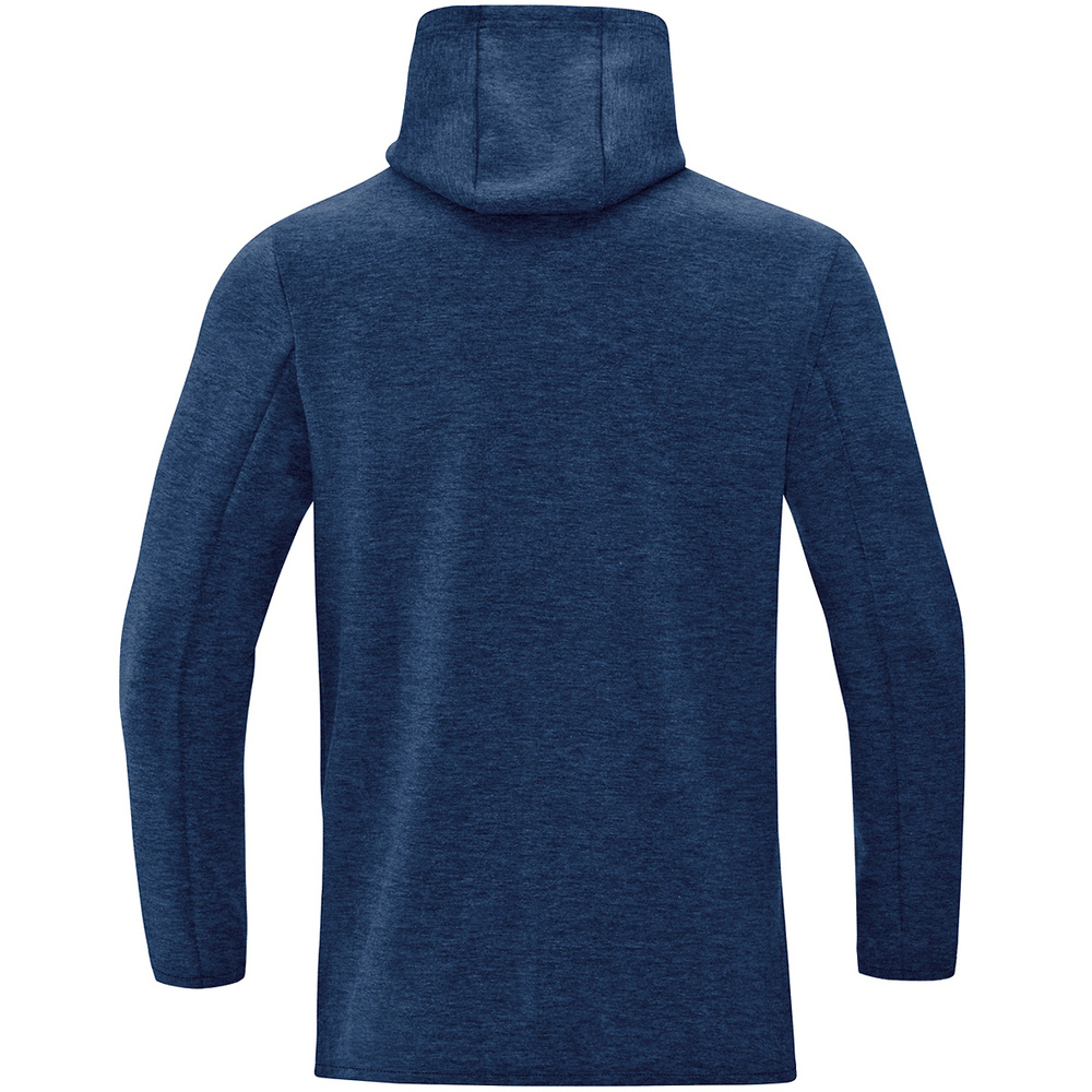 HOODED SWEATER JAKO PREMIUM BASICS, SEABLUE MELANGE MEN. 