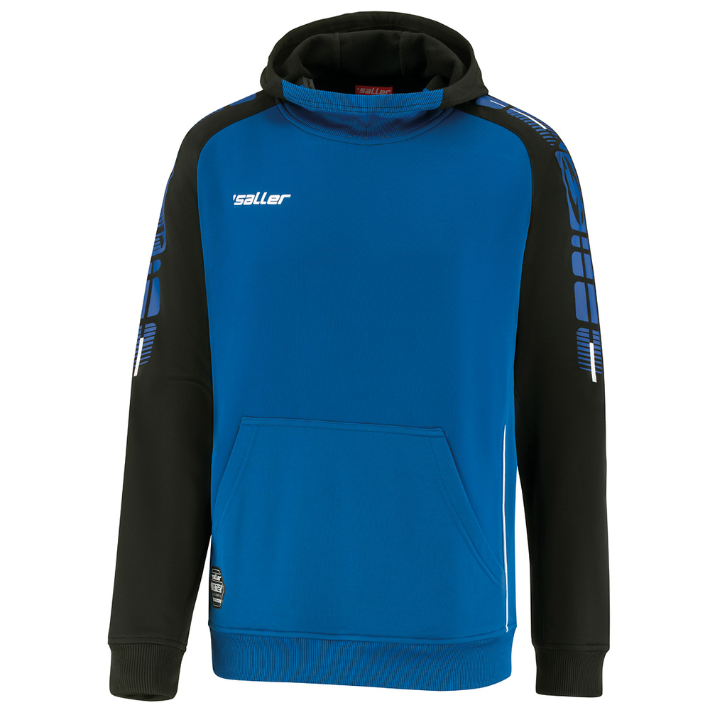 HOODIE SWEATSHIRT SALLERX.72, BLUE-BLACK-WHITE UNISEX. 