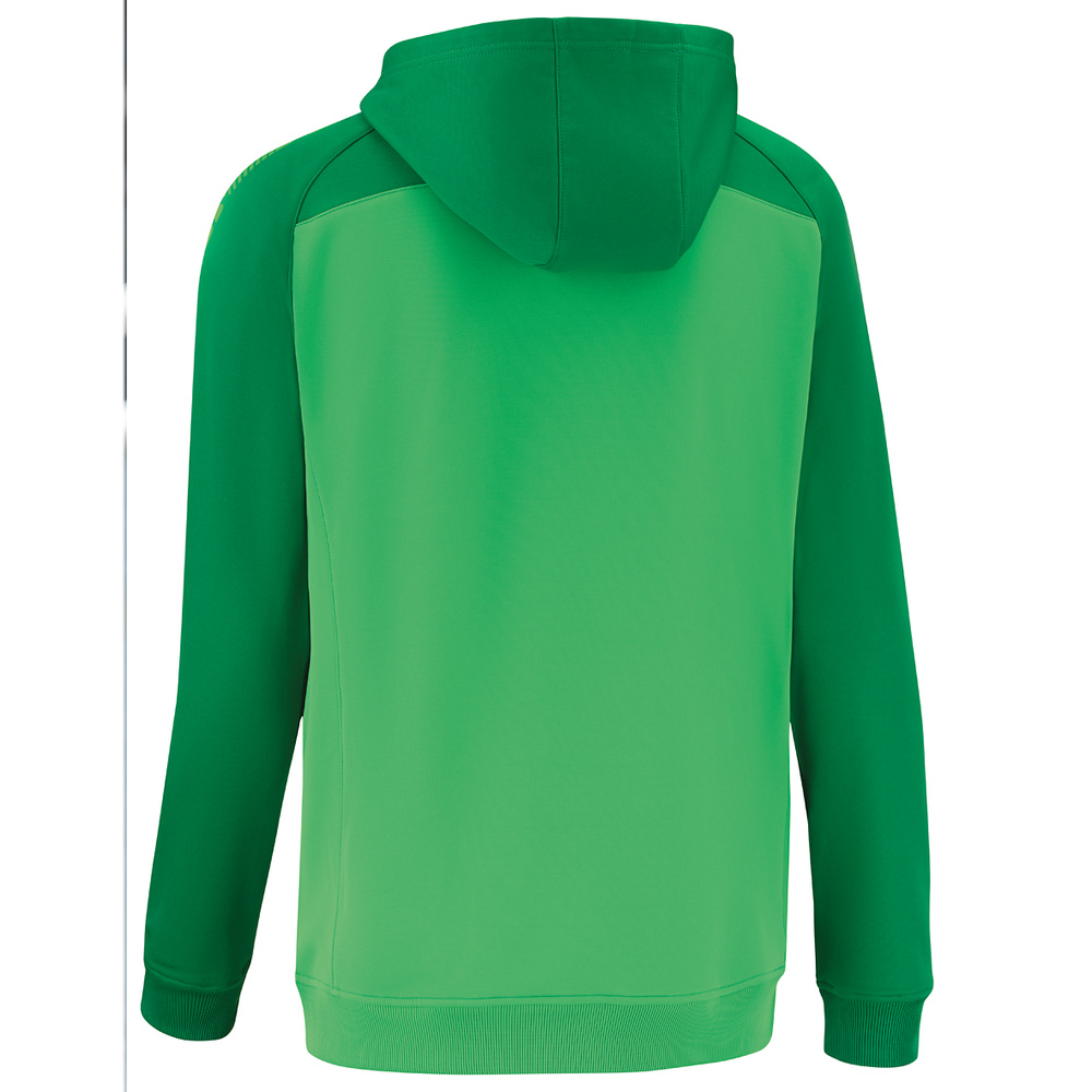 HOODIE SWEATSHIRT SALLERX.72, GREEN-EMERALD-WHITE UNISEX. 