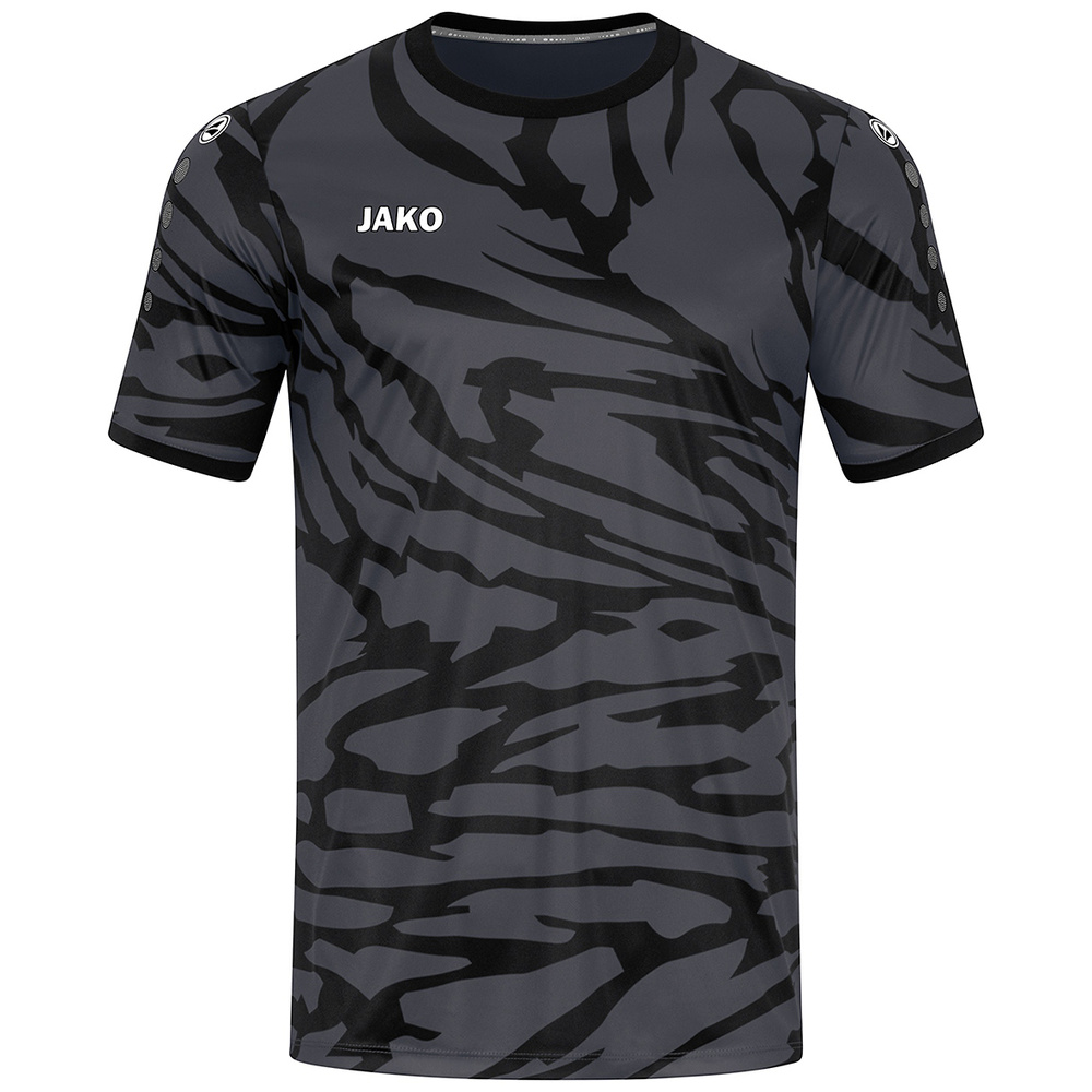 JAKO ANIMAL JERSEY SHORT SLEEVE, ANTHRACITE-BLACK KIDS. 