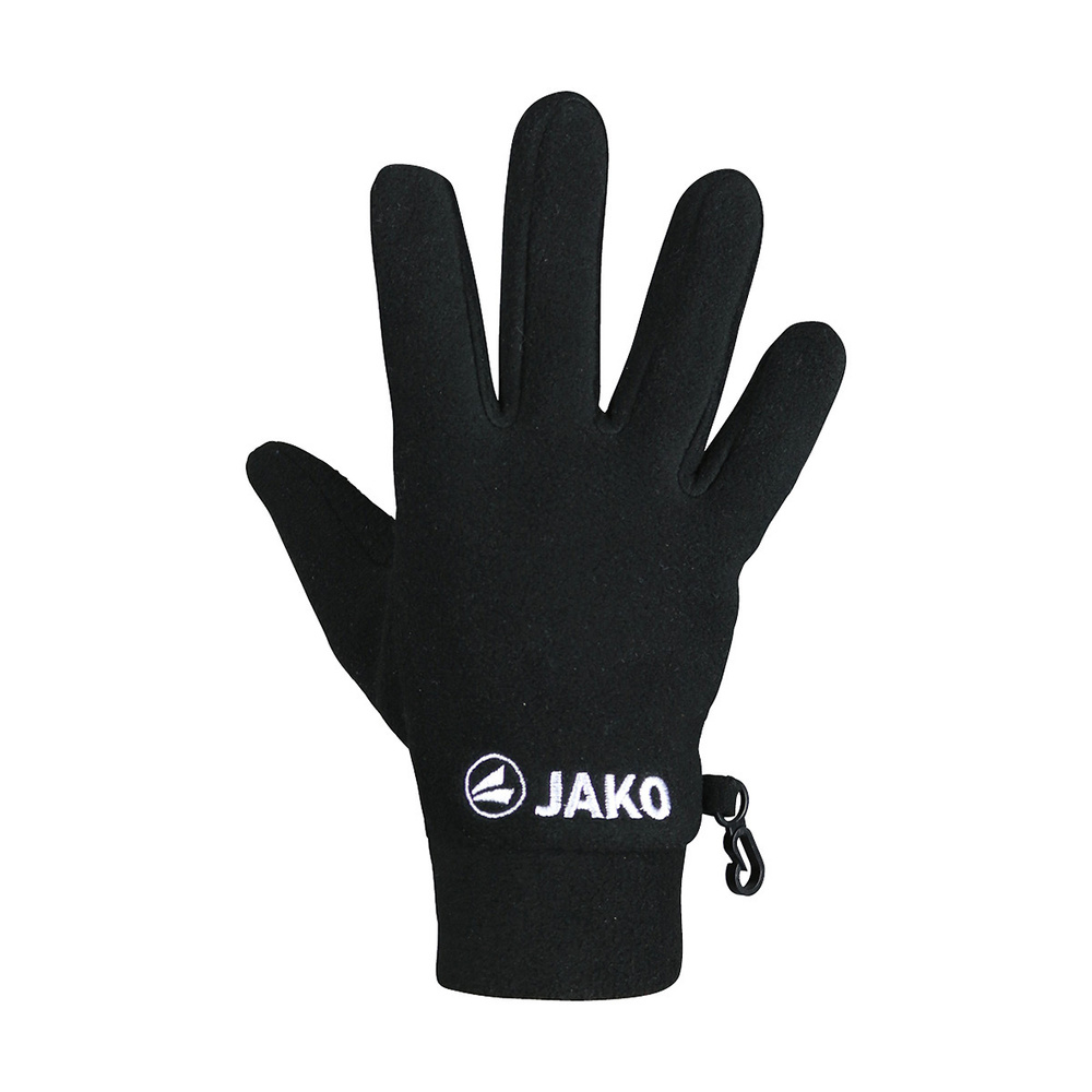 JAKO FLEECE GLOVE, BLACK. 