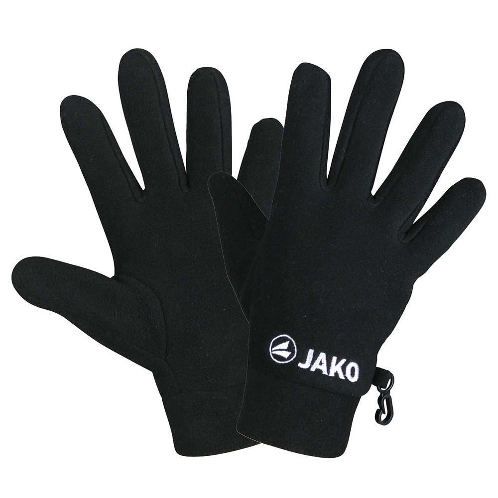 JAKO FLEECE GLOVE, BLACK. 