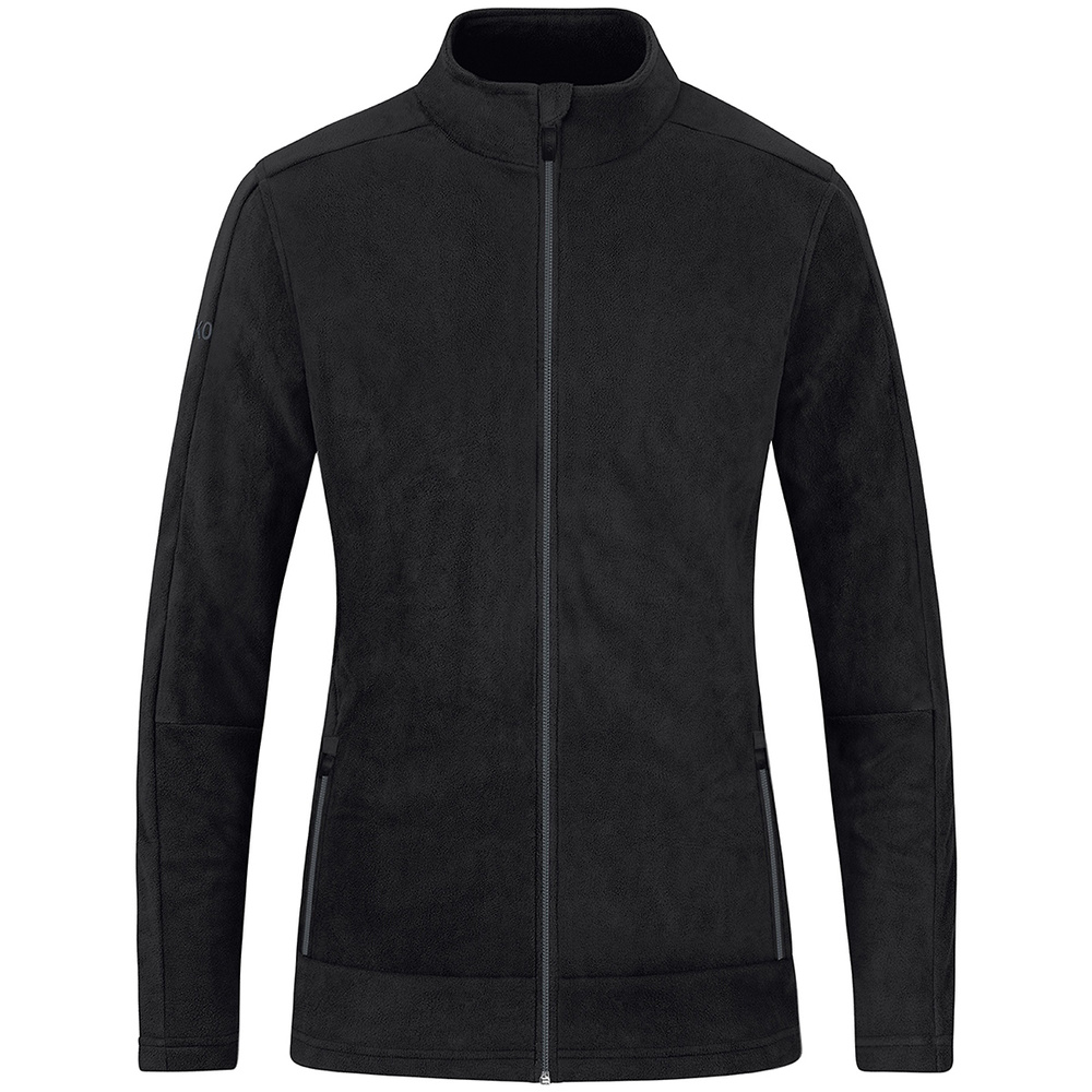 JAKO FLEECE JACKET, BLACK-ANTHRACITE WOMEN. 