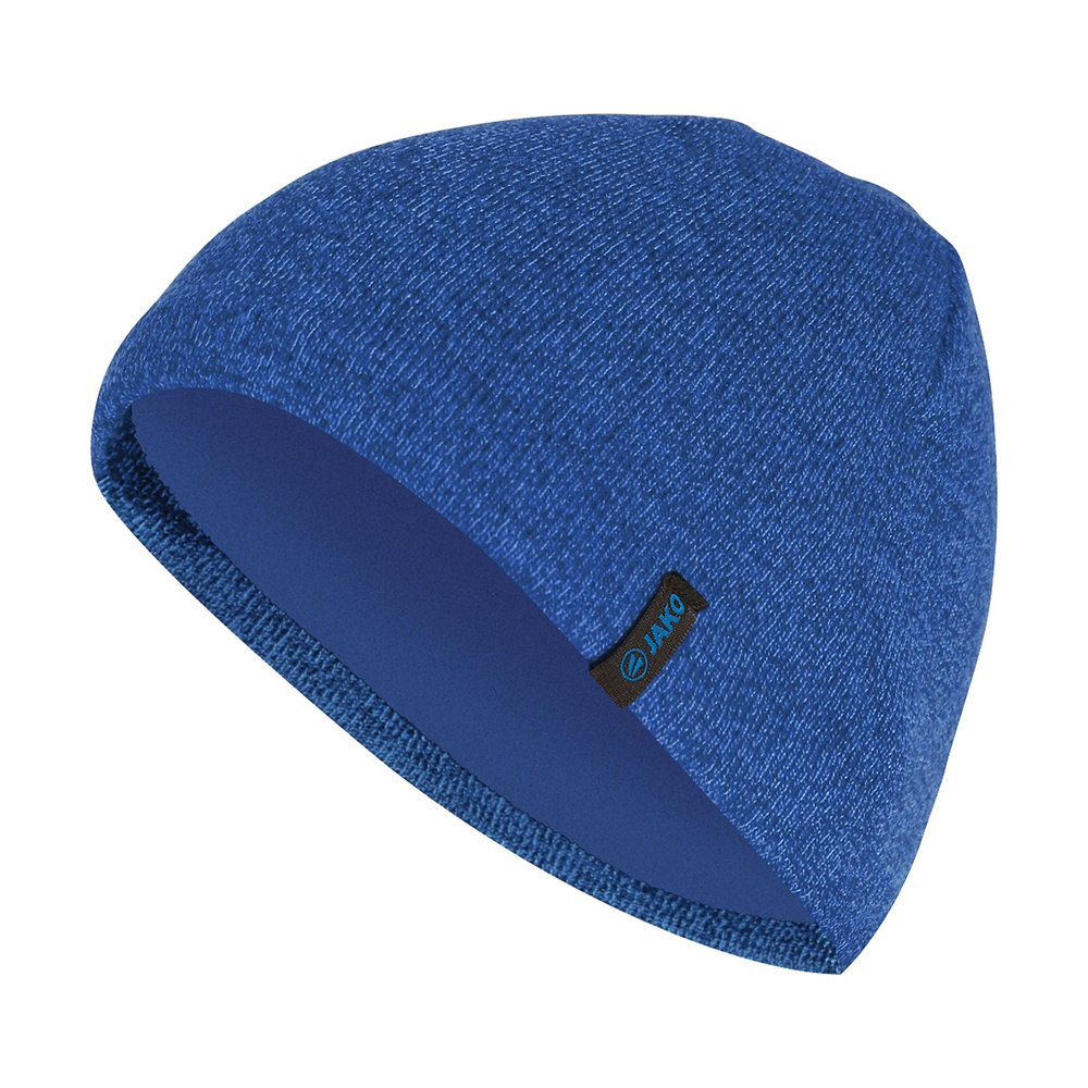 JAKO KNITTED CAP, ROYAL MELANGE. 