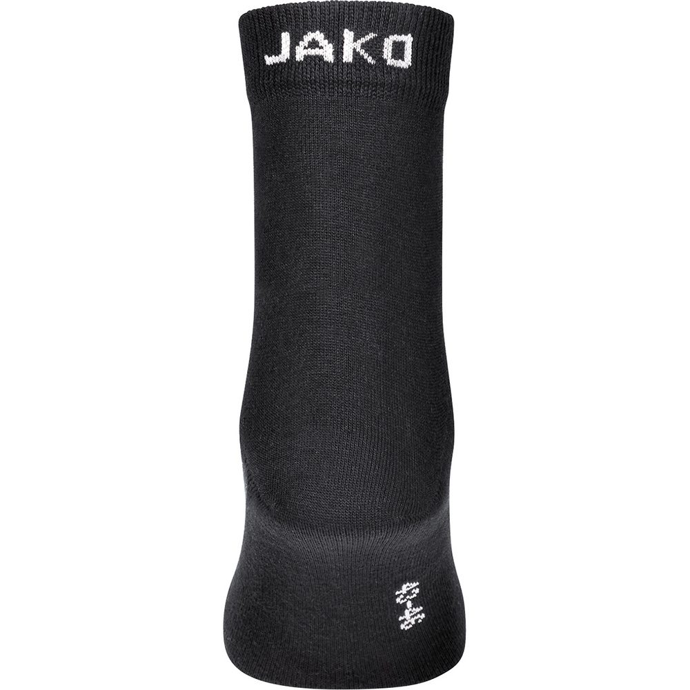 JAKO LEISURE SOCKS SHORT 3-PACK, BLACK. 