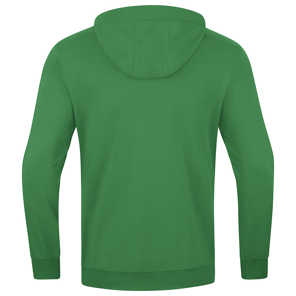 JAKO POWER HOODED JACKET, SPORT GREEN-WHITE KIDS. 