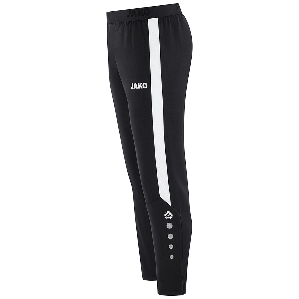 JAKO POWER LEISURE TROUSERS, BLACK-WHITE KIDS. 