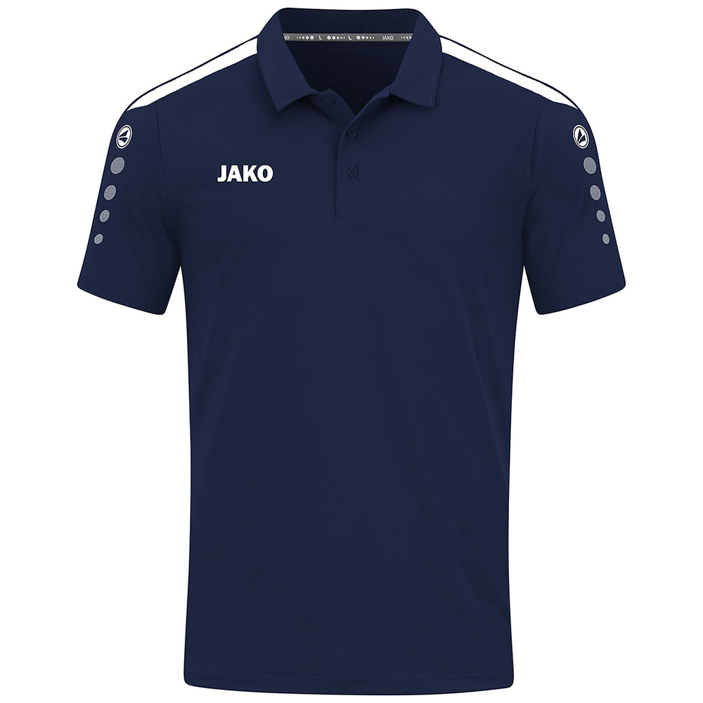 JAKO POWER POLO, SEABLUE-WHITE KIDS. 