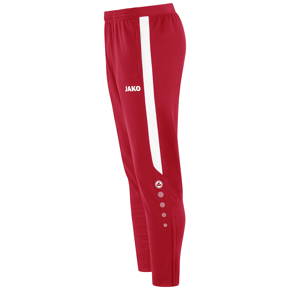 JAKO POWER POLYESTER TROUSERS, RED-WHITE KIDS. 