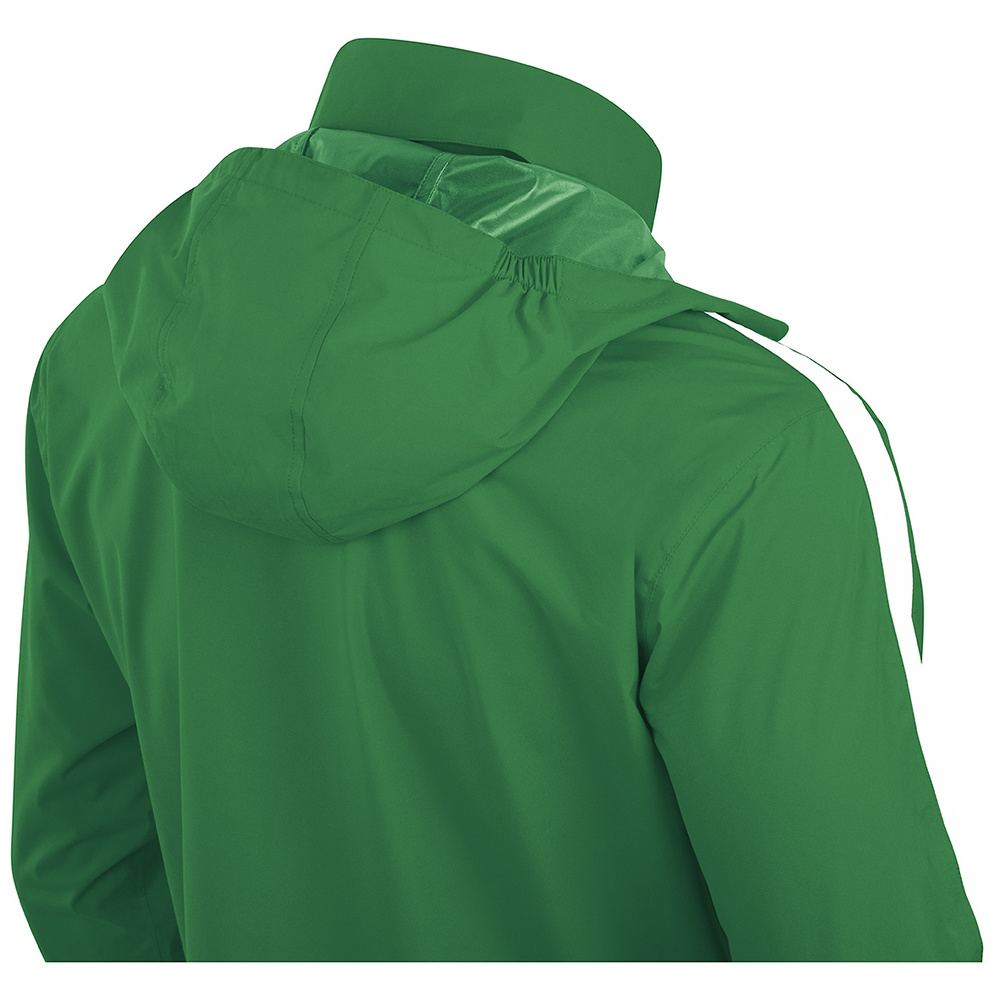 JAKO POWER RAIN JACKET, SPORT GREEN-WHITE KIDS. 