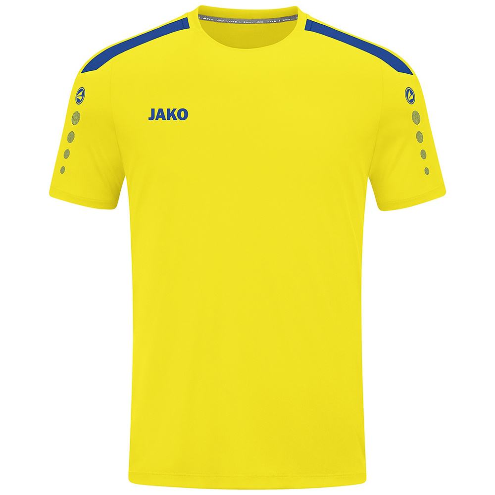 JAKO POWER T-SHIRT SHORT SLEEVE, CITRO-ROYAL KIDS. 