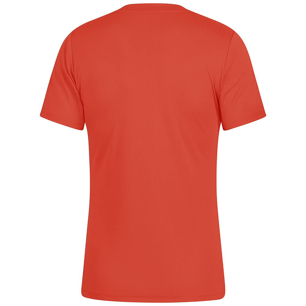 JAKO POWER T-SHIRT SHORT SLEEVE, FLAME-SEABLUE WOMEN. 