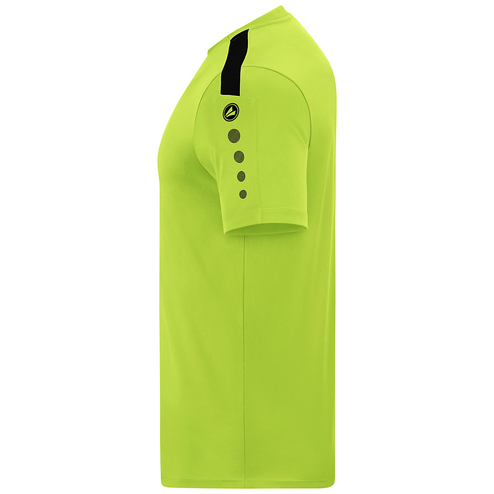 JAKO POWER T-SHIRT SHORT SLEEVE, NEON GREEN-WHITE KIDS. 