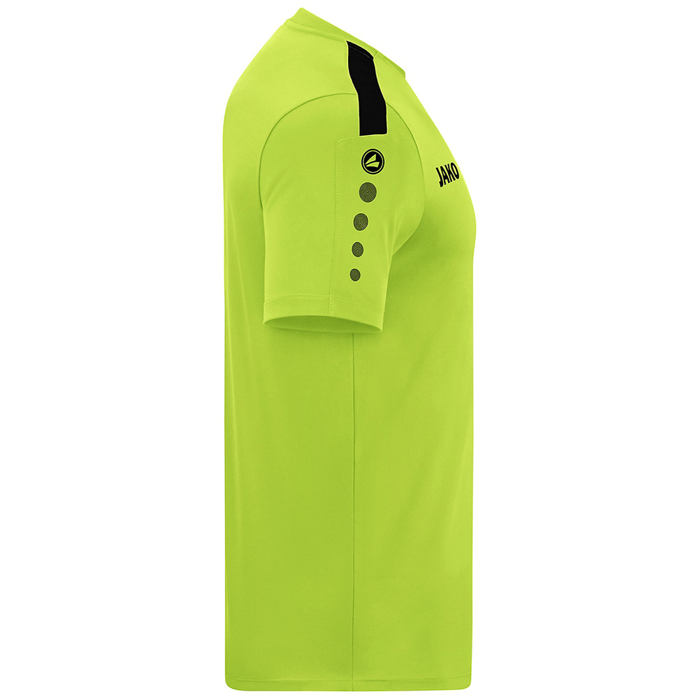 JAKO POWER T-SHIRT SHORT SLEEVE, NEON GREEN-WHITE KIDS. 