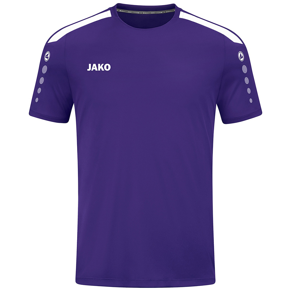 JAKO POWER T-SHIRT SHORT SLEEVE, PURPLE-WHITE KIDS. 