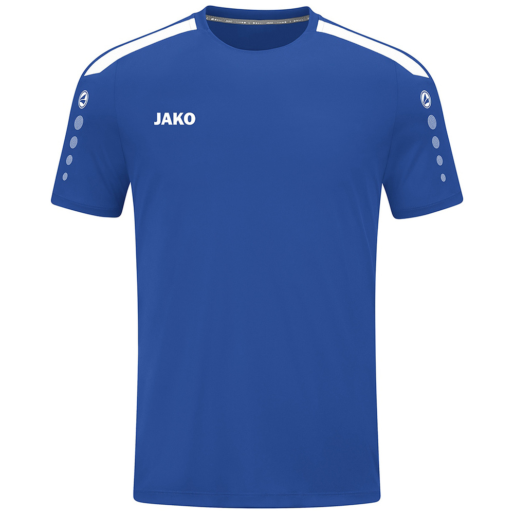 JAKO POWER T-SHIRT SHORT SLEEVE, ROYAL-WHITE KIDS. 