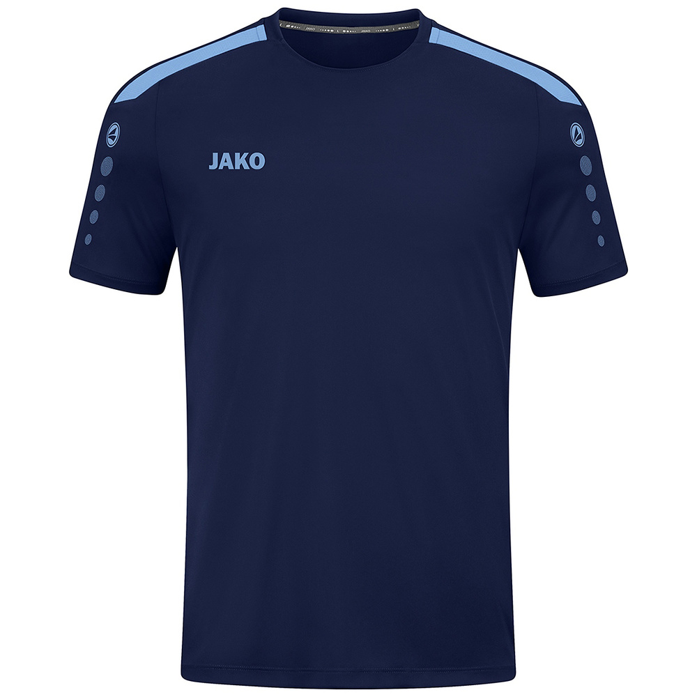 JAKO POWER T-SHIRT SHORT SLEEVE, SEABLUE-SKY BLUE KIDS. 