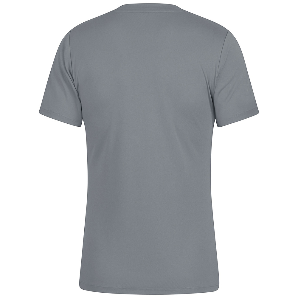 JAKO POWER T-SHIRT SHORT SLEEVE, STONE GREY-WHITE WOMEN. 