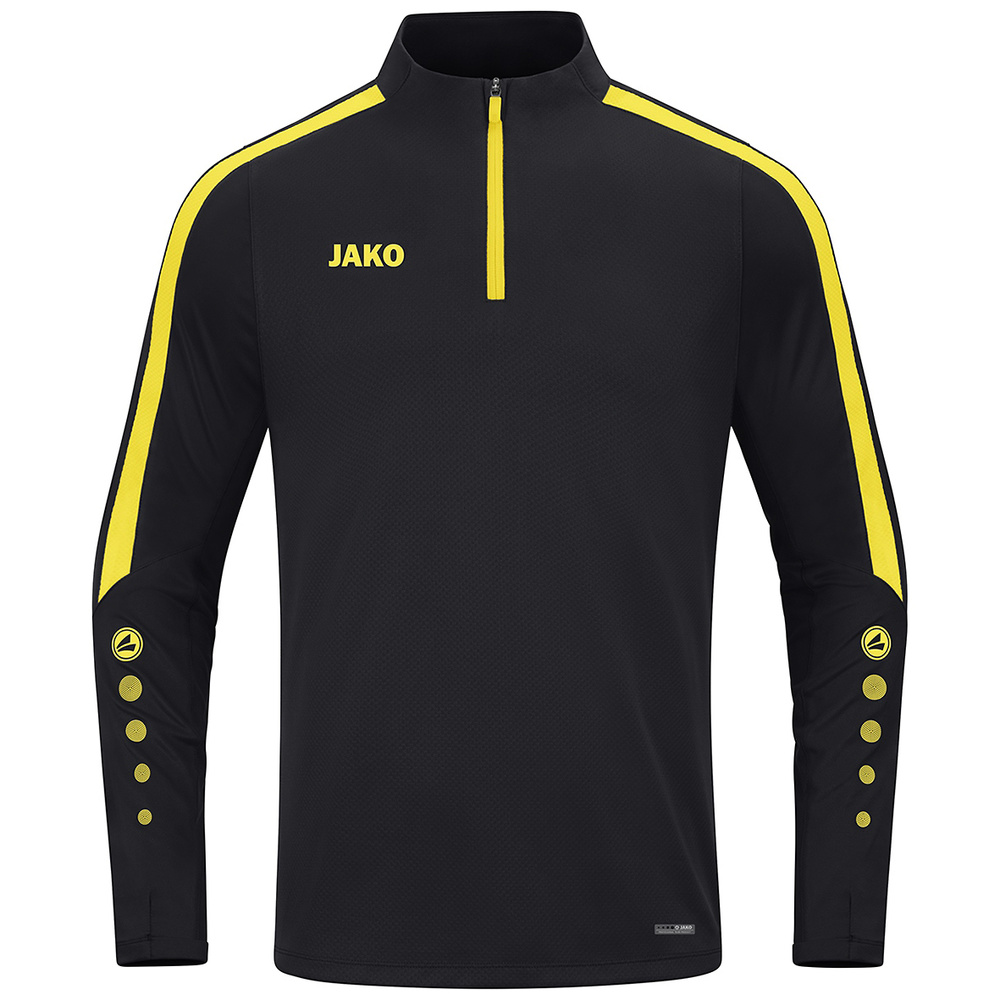 JAKO POWER ZIP TOP, BLACK-CITRO KIDS. 