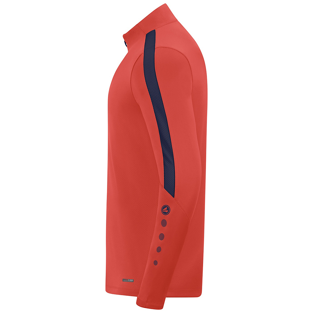 JAKO POWER ZIP TOP, FLAME-SEABLUE UNISEX. 