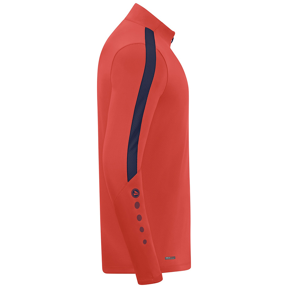 JAKO POWER ZIP TOP, FLAME-SEABLUE UNISEX. 