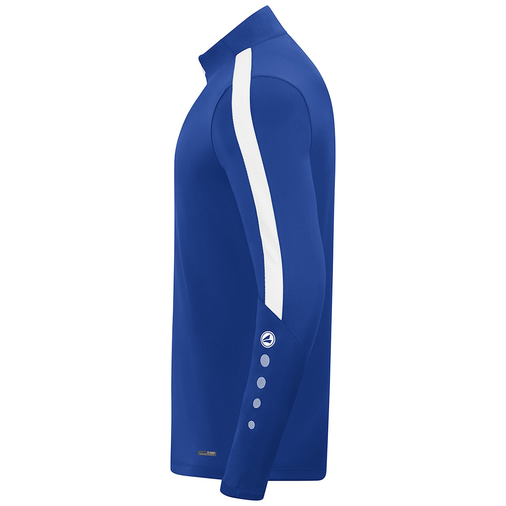 JAKO POWER ZIP TOP, ROYAL-WHITE KIDS. 