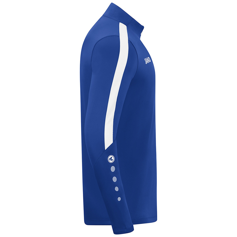 JAKO POWER ZIP TOP, ROYAL-WHITE KIDS. 