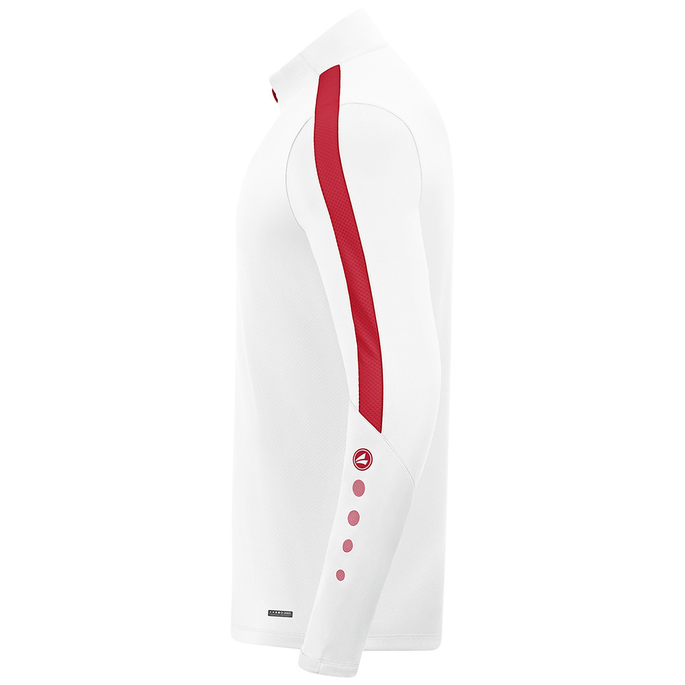 JAKO POWER ZIP TOP, WHITE-RED KIDS. 