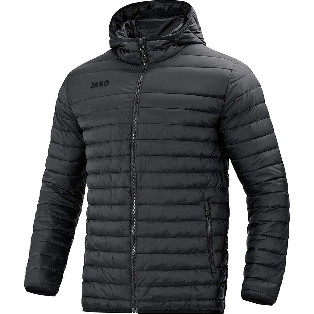 JAKO QUILTED JACKET, BLACK KIDS. 