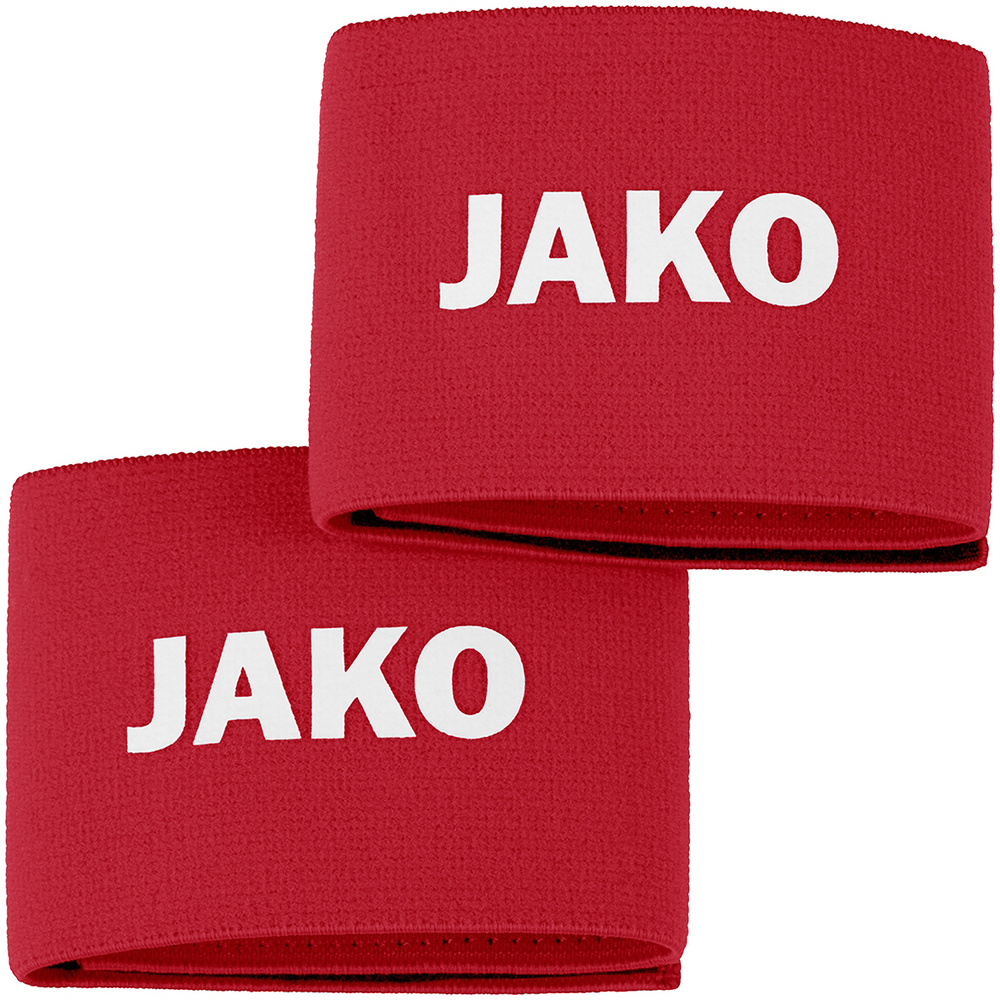 JAKO SHIN GUARD BAND, SPORT RED. 