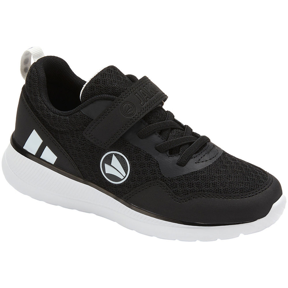 JAKO SNEAKER PERFORMANCE JUNIOR, BLACK-WHITE. 