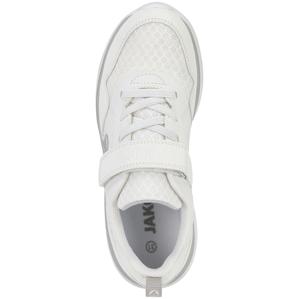 JAKO SNEAKER PERFORMANCE JUNIOR, WHITE-GREY. 