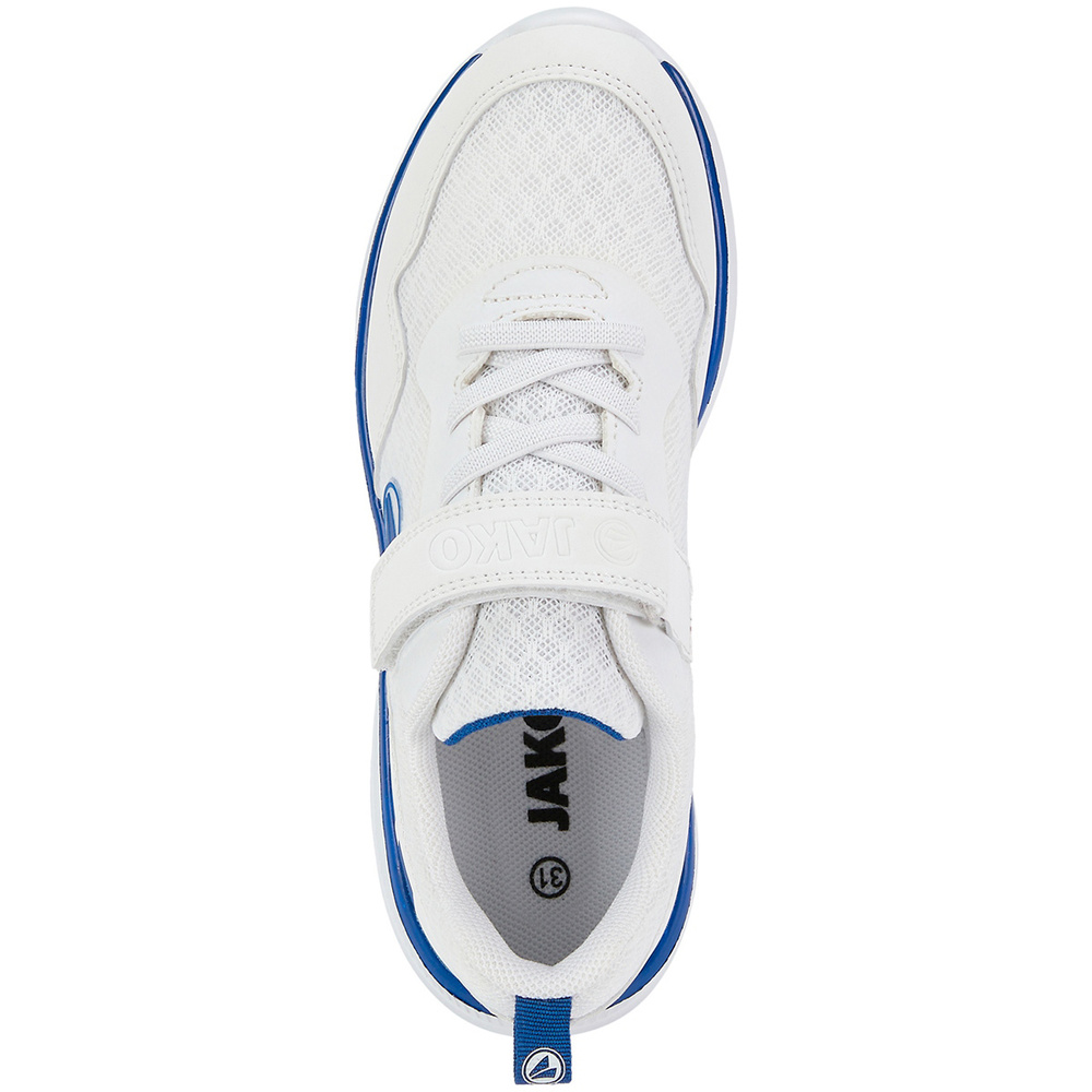 JAKO SNEAKER PERFORMANCE JUNIOR, WHITE-ROYAL. 