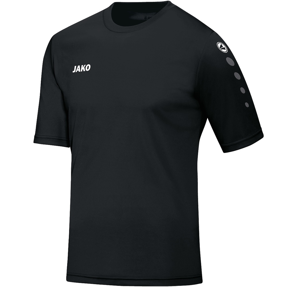 JAKO TEAM SHORT SLEEVE, BLACK MEN. 