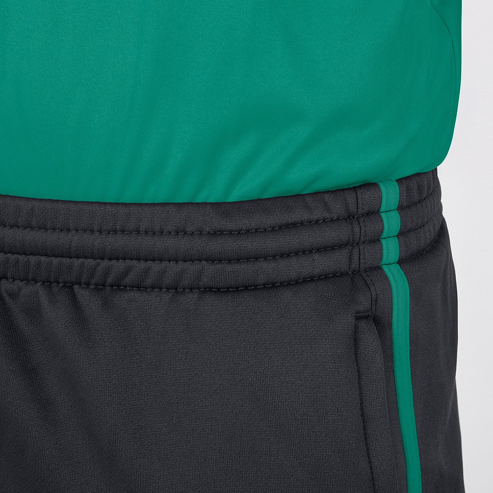 JAKO TRAINING TROUSERS ACTIVE ANTHRACITE-TURQUOISE KIDS. 