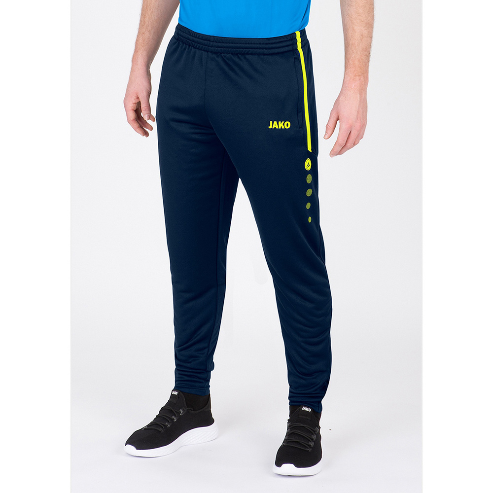 JAKO TRAINING TROUSERS ACTIVE SEABLUE-NEON YELLOW MEN. 