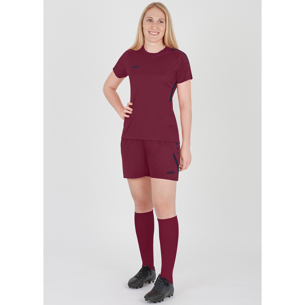 JERSEY JAKO CHALLENGE MAROON-SEABLUE WOMEN. 