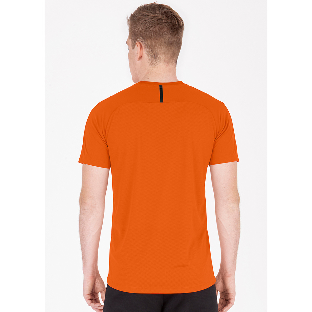 JERSEY JAKO CHALLENGE NEON ORANGE-BLACK KIDS. 